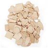 Creativity Street Wood Shapes, Natural Colored, Assorted Shapes, PK700 PAC3699-01